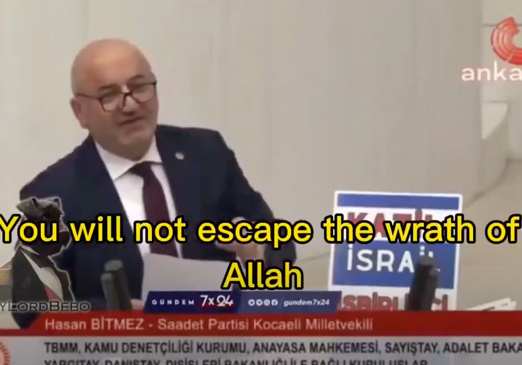 WATCH: Turkish Politician Curses Israel, Immediately Has Heart Attack